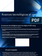 Avances Tecnologicos Al 2019