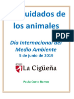 Los Cuidados de Los Animales - Dia Medio Ambiente