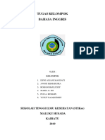 Tugas Kelompok Bahasa Inggris: Sekolah Tinggi Ilmu Kesehatan (Stikes) Maluku Husada Kairatu 2019