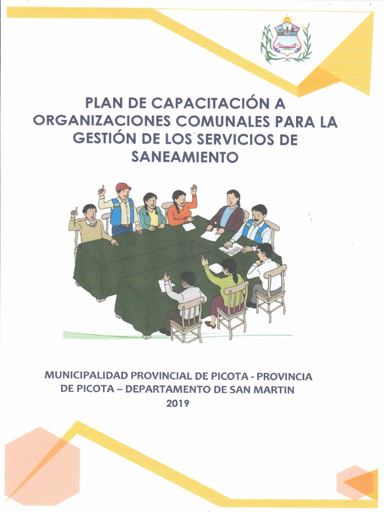 Plan de Capacitación A Organizaciones Comunales | PDF