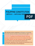 Philippine Constitution Defines National Territory