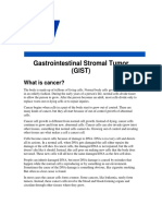 Gastrointestinal Stromal Tumor (GIST) : What Is Cancer?