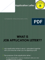 2nd Meeting Job Application Letter