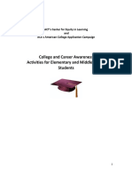 College and Career Awareness Activities For Elementary and Middle School Students 1.0