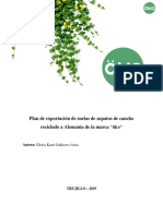 Plan de exportación de suelas de zapatos de caucho reciclado a Alemania bajo la marca 'öko