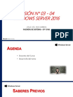 Sesión #03 - 04 Windows Server 2016