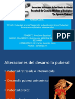 alteraciones del desarrollo puberal 