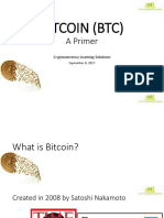 BTC Cryptocurrency Learning Primer