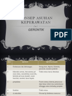 Konsep Asuhan Keperawatan Gerontik