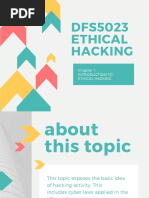 Introduction to Ethical hacking