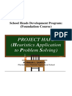 Project HAPS (Heuristics Approach in Problem Solving)