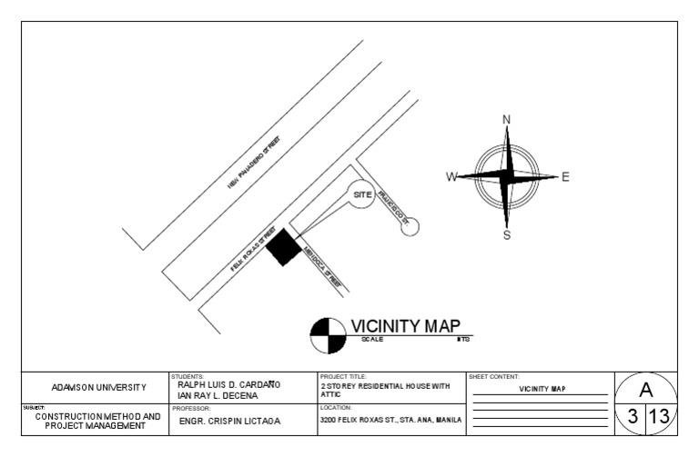Adamson University Vicinity Map | PDF