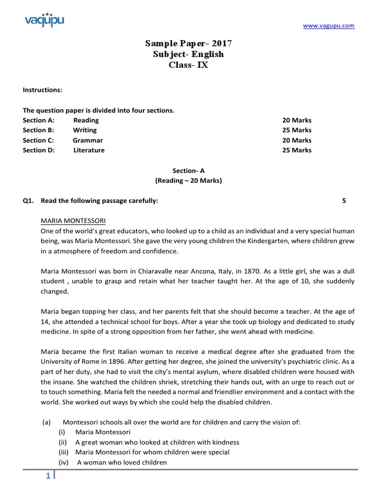 Montessori's Vision Understanding Maria Montessori's Philosophy and