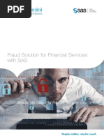 Fraud Solution For Financial Services With Sas - Capgemini & SAS