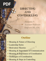 M.E Module 2 Directing and Controlling