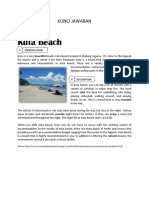 Kuta Beach: Kunci Jawaban Task 1