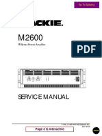 Service Manual: FR Series Power Amplifier