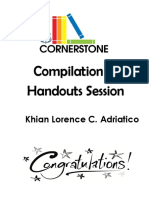 Compilation of Handouts Session: Khian Lorence C. Adriatico