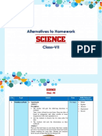 Alternative To Homework Class 7 Science PDF