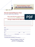 Ad Journal Banquet 2019 Ad Response Form