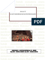 AD ART Pardomuan Batak Maluku