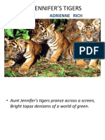 Aunt Jennifer's Tigers