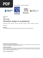 CD 116 Geometric Design of Roundabouts: Design Manual For Roads and Bridges