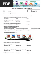 Soal Tematik Kelas 2 SD Tema 3 Subtema Tugasku Sehari-Hari Di Rumah Dan Kunci Jawaban - WWW - Bimbelbrilian PDF