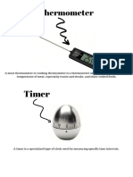 Meat Thermometer: Timer