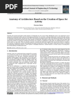 Anatomy of Architecture Based On The Creation of Space For Activity