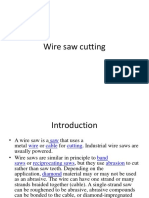 Wire Saw Cutting