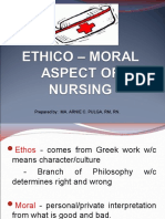 Ethico - Moral Aspect of Nursing