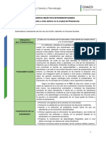 Secuencia Interdisciplinaria EJEMPLO