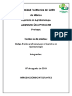 Ejemplo de Código Ética en Ingenieria