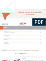 India Solar Market Update - Whitepaper by Mercom India Research (Sep 2019)