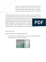 Vitamin D Pada Dasarnya Adalah Suatu Steroid Yang Termasuk Ke Dalam Golongan Secosteroid