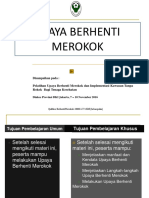 Upaya Berhenti Merokok