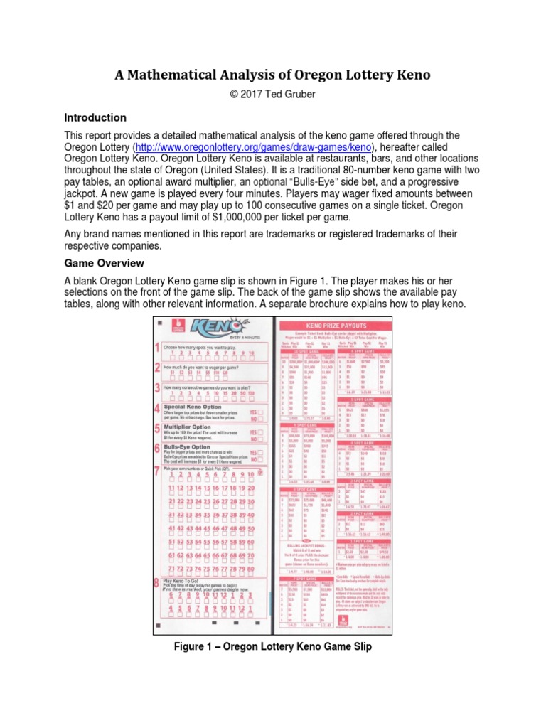 Poker Keno Rules Pdf