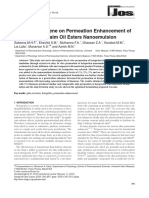 Effect of Limonene On Permeation Enhancement of Ketoprofen in Palm Oil Esters Nanoemulsion