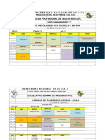 Horario 2019-Ii Ingenieria Civil PDF