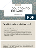 Introduction To Literature Week 2