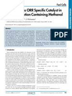 Pd-Ruse/C As Orr Specific Catalyst in Alkaline Solution Containing Methanol