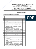 Instrumen Kaji Banding: A Admen B.1 Kebijakan-Kebijakan