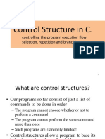 Chapter 5 Control Structure in C PDF