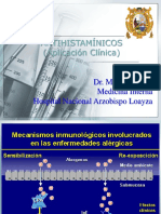 Antihistamínicos: aplicaciones clínicas