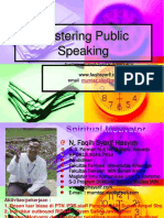 Mastering Public Speaking