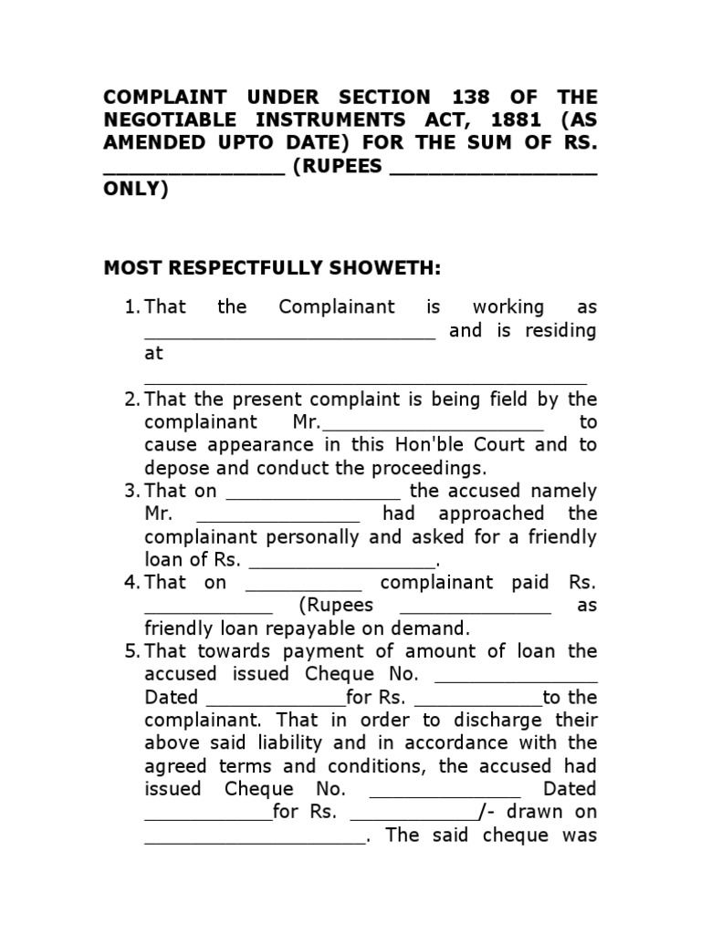 complaint-under-section-138-of-the-negotiable-instruments-act-pdf