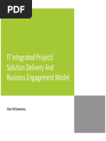 IT Integrated Project/ Solution Delivery and Business Engagement Model