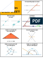 Angle Properties Cheat Sheet