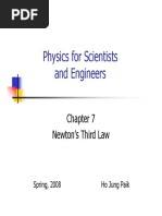 Physics For Scientists and Engineers: Newton's Third Law